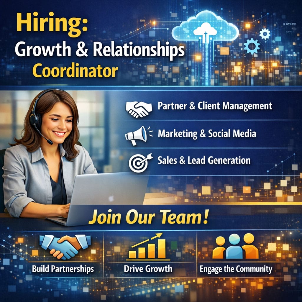 Hiring: Growth & Relationships Coordinator